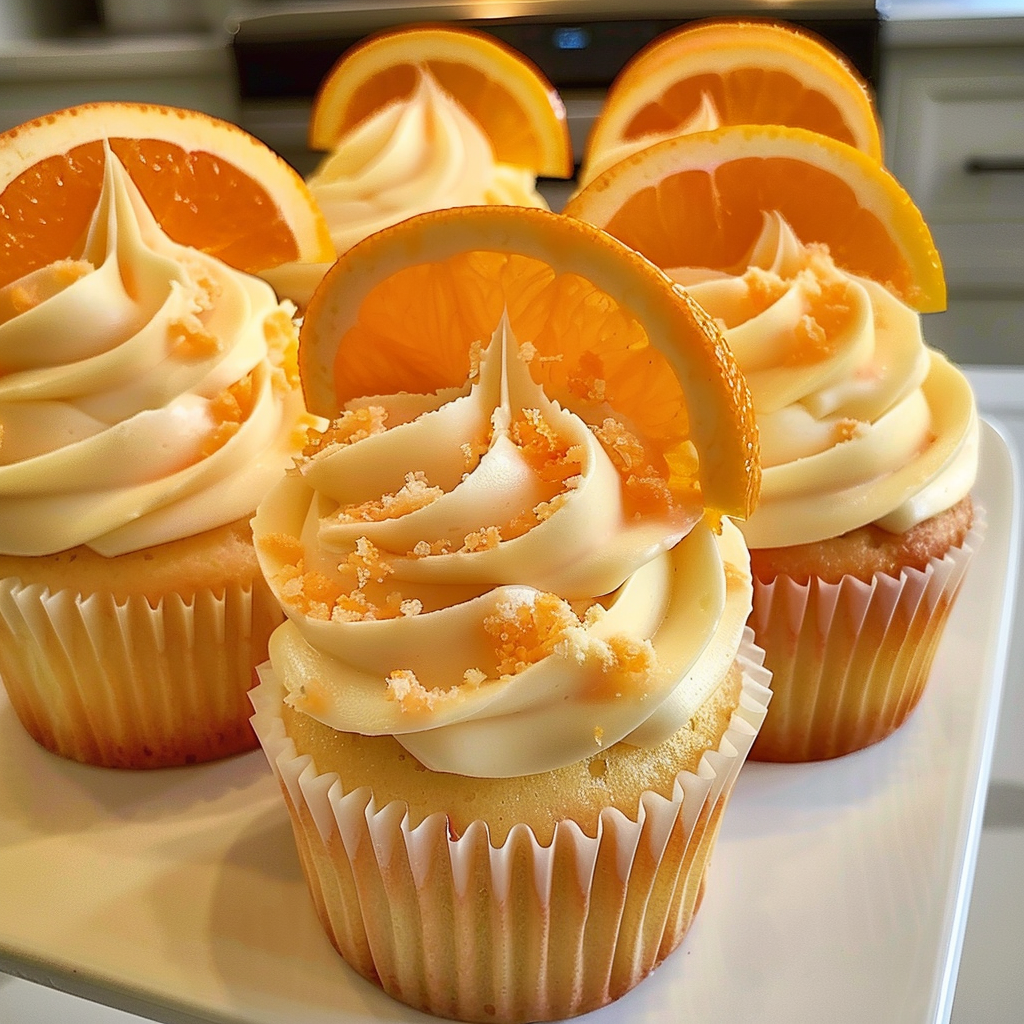 Your Spring & Summer Must-Bake: Zesty Orange Creamsicle Cupcakes